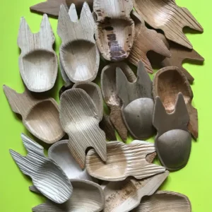 Terra Leaf - 6 inch, Wooden Disposable Spoons – Pack of 50